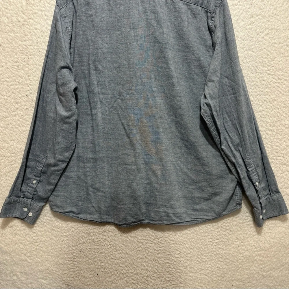 Banana Republic Untucked Fit Men's Size XL Long Sleeve Button-Down Chest Pocket‎